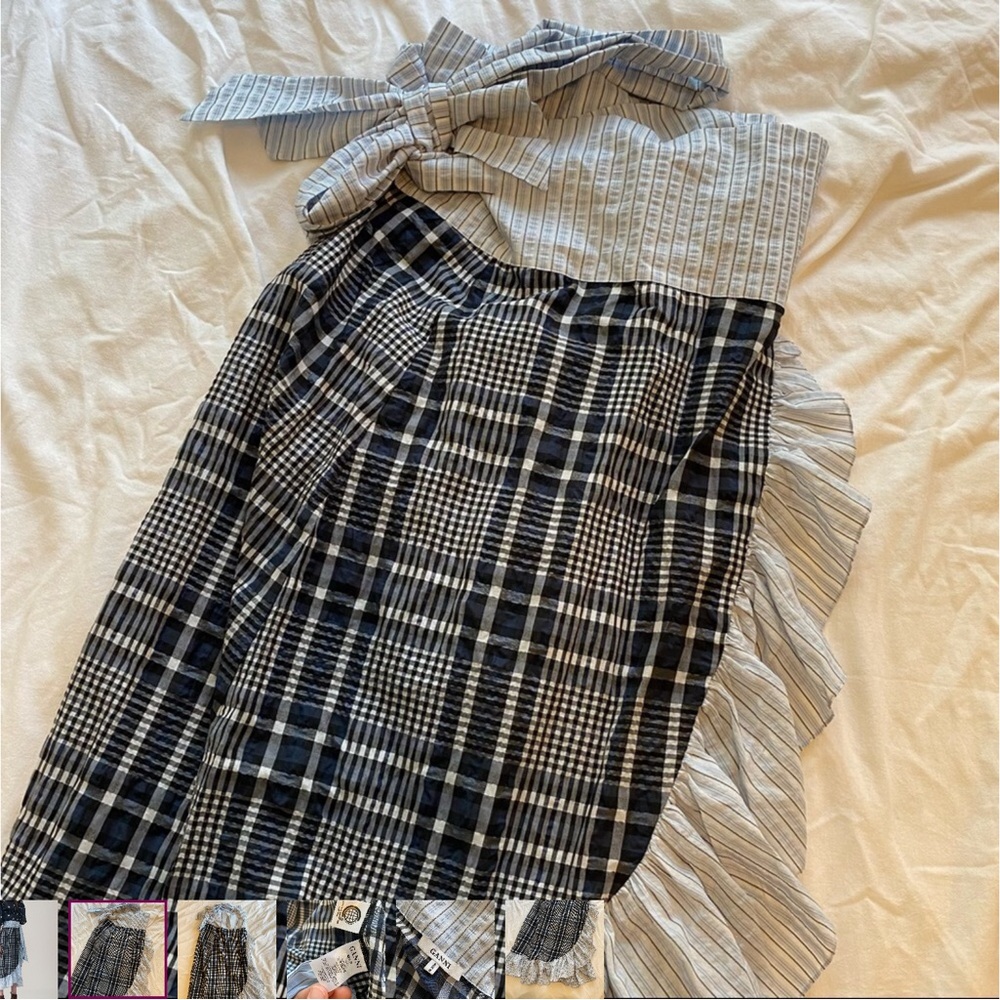 Ganni Charon Ruffle Wrap Skirt - Picture 4 of 6